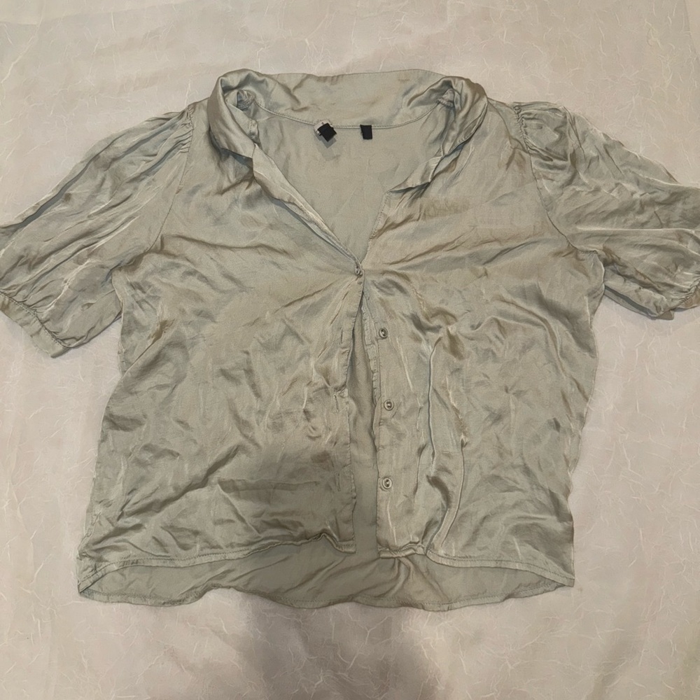 Sage Silk Lulu’s Blouse